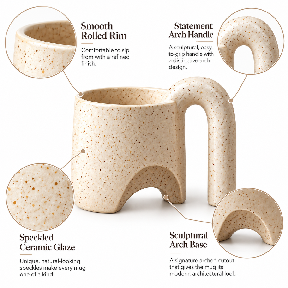 Modern Ceramic Mug Set – Livoriva